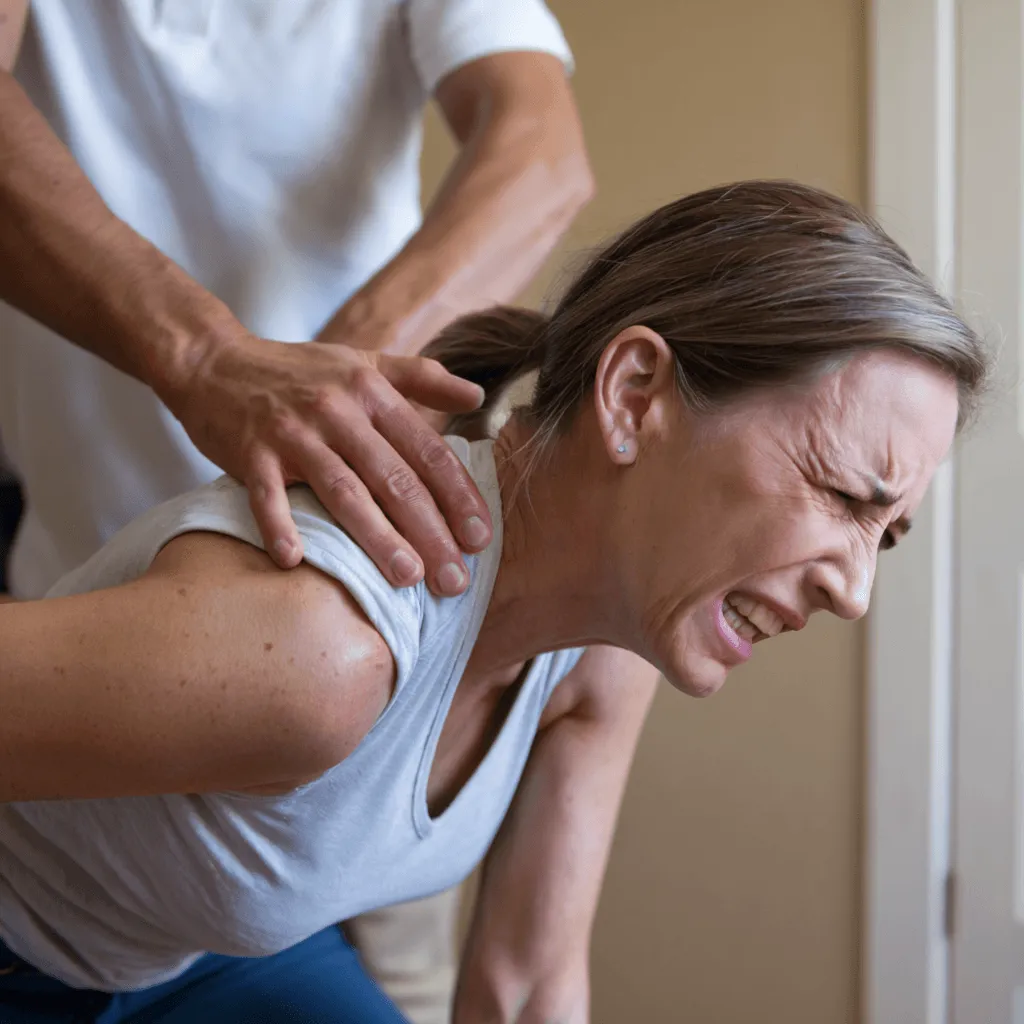 Dolor muscular en zona cervical y trapecio por contractura